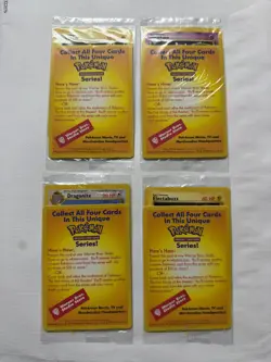 Pokemon First Movie Set Vintage WB Black Star Promo Cards 1999 SEALED - Image 1