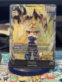 Dragon Ball Super Card Game Vegito FS09-16 SR Legends Art Fusion World - Image 1