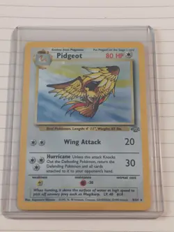 1999 Pokemon PIDGEOT Jungle Set HOLO Foil Rare Unlimited Edition Card 8/64 WotC - Image 1