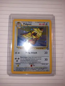 1999 Pokemon PIDGEOT Jungle Set HOLO Foil Rare Unlimited Edition Card 8/64 WotC - Image 3