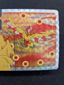 Pokemon Jap Moltres Holo Prism Art Card Japanese Style Promo Display Piece - Image 2