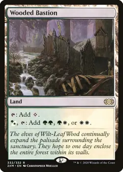 MTG - Wooded Bastion - Double Masters - Magic the Gathering - Image 1