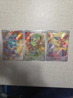 Pokemon First Partner Illustration Collection Series 2 Johto Gen 2 ( Set Of 3 ) - Image 1