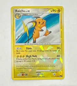 The Pokemon Company Pokemon TCG Raichu 003/017 POP Series 9 Reverse Holo Rare - Image 1