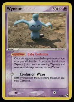 Wynaut 71/92 Common Legend Maker Pokemon Lightly Played - Image 1