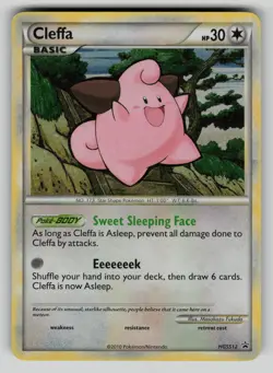 Cleffa HGSS12 HGSS Black Star Promos Pokemon MP - Image 1
