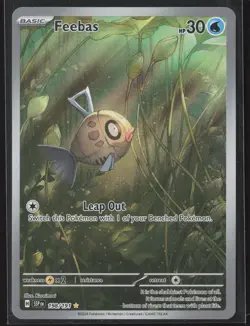 Feebas 198/191 Illustration Rare Surging Sparks Pokemon Holo Near Mint - Image 1