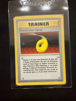 Pokemon TCG Devolution Spray Trainer Base Set Shadowless 72/102 LP - Image 1