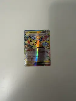 Pokemon - Pikachu ex 057/191 - Sv08 Surging Sparks - Full Art Tera Holo - Image 1