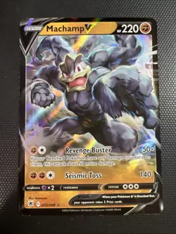 Machamp V - Holo - Astral Radiance - 072/189 NM Pokemon - Image 1