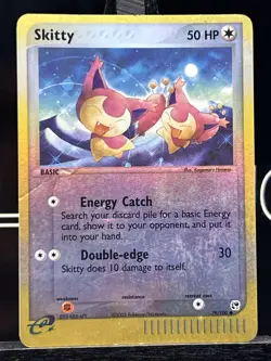 Skitty 79/100 Reverse Holo EX Sandstorm E-Reader Pokemon TCG - Image 3