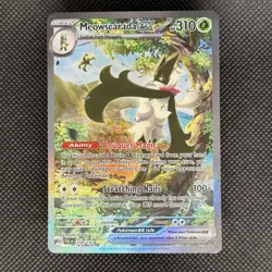 Pokemon TCG SV02 Paldea Evolved Meowscarada ex 256/193 SIR NM - Image 1
