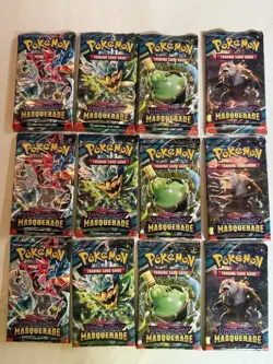 Pokemon TCG Twilight Masquerade Factory Sealed Booster Pack Lot Of 12 -3 Art Set - Image 1