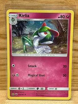 Kirlia(Cosmos Holo) Pokemon SM03 Burning Shadows Holo Uncommon - Image 1