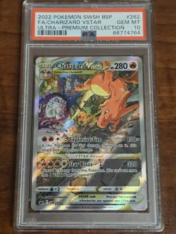 2022 Pokemon SWSH Black Star Promos Charizard VST #SWSH262 PSA 10 GEM MINT - Image 1