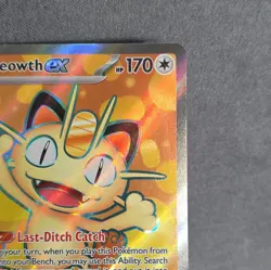 Meowth ex 107/088 Prismatic Evolutions Ultra Rare Full Art Holo - Image 5