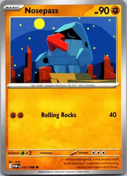 Nosepass 037/088 Common Perfect Order Pokemon Near Mint - Image 1