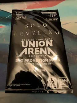 SEALED Union Arena UE17BT: Solo Leveling Box Topper Promotion Pack -1 CARD PER - Image 1