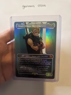 Cloud, Midgar Mercenary (UB Final Fantasy) - Borderless Foil, NM, English - Image 4