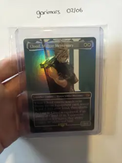 Cloud, Midgar Mercenary (UB Final Fantasy) - Borderless Foil, NM, English - Image 5