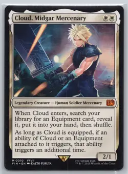 Cloud, Midgar Mercenary M FINAL FANTASY #10 NM Normal - Image 1