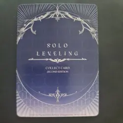 Sung Jinwoo PM* SL2E-01 Mapniverse NM Extremely rare Solo Leveling card - Image 2