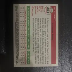 NICK KURTZ 2025 Topps Chrome Platinum GOLD PRISM! Only 20 Made. Super Rare SSP! - Image 2