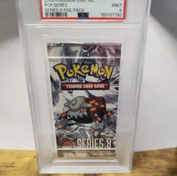 2008 Pokemon Pop Series 8 sealed booster pack graded PSA 9 MINT (cert 103127790) - Image 1