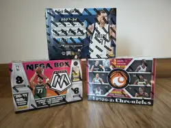 🏀 SEALED LOT OF 3 Mega Box, including (1) 2023-24 NBA Prizm Basketball 📈 Wemby - Image 1