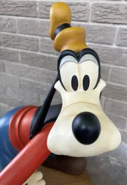 Vintage 90s Disney 24” Goofy Big Figure Statue Resin Display With Base RARE - Image 2