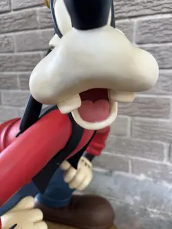 Vintage 90s Disney 24” Goofy Big Figure Statue Resin Display With Base RARE - Image 3