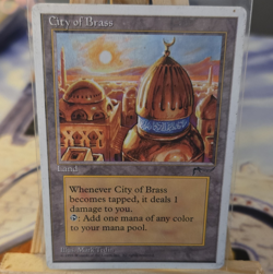 City of Brass - Chronicles 1995 Regular Rare Land English MTG Mark Tedin - Image 1