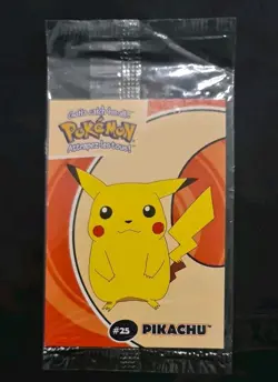 SEALED Pikachu Pokemon Stadium Tip Card Danone 2000 - Image 1
