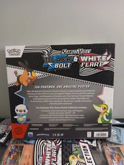 11 Pokemon TCG Scarlet & Violet Black Bolt & White Flare Unova Poster Collection - Image 3