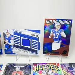 Buffalo Bills Rookie & Josh Allen Relic Lot - 18 Card Lot /99 /99 /399 - Image 3