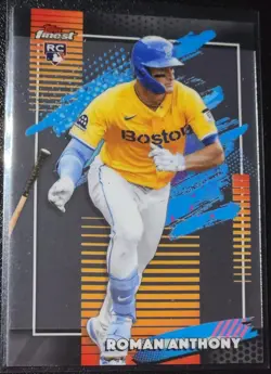 2026 Topps Finest #105 Roman Anthony RC Uncommon Base Card Boston Red Sox - Image 1