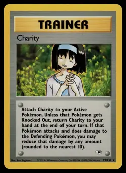 Charity 99/132 Rare Gym Heroes Pokemon Unlimited Lightly Played - Image 1