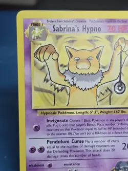 Sabrina's Hypno Gym Challenge 56/132 Uncommon Regular Unlimited Pokemon Card - Image 5