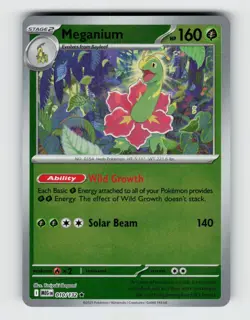 Meganium 010/132 - Pokemon - Mega Evolution - Reverse Holo Rare - NM - Image 1