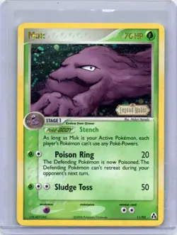 Muk 11/92 Holo Rare Legend Maker Pokemon Reverse Holo Near Mint - Image 1