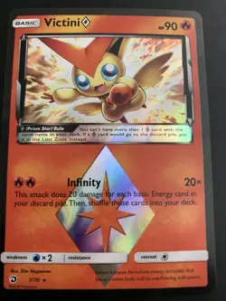 Pokemon TCG Victini Prism Dragon Majesty 7/70 Holo Holo Rare - Image 1