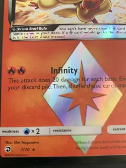 Pokemon TCG Victini Prism Dragon Majesty 7/70 Holo Holo Rare - Image 2