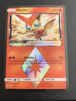 Pokemon TCG Victini Prism Dragon Majesty 7/70 Holo Holo Rare - Image 4