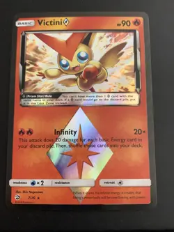 Pokemon TCG Victini Prism Dragon Majesty 7/70 Holo Holo Rare - Image 5