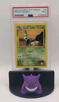 PSA 9 MINT - 2000 Pokemon TCG Gym Heroes Set Brock's Golbat 39/132 WOTC Vintage - Image 1