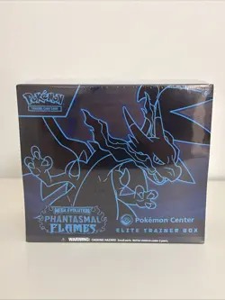 Pokemon TCG Phantasmal Flames Pokemon Center ETB Elite Trainer Box Sealed - Image 1