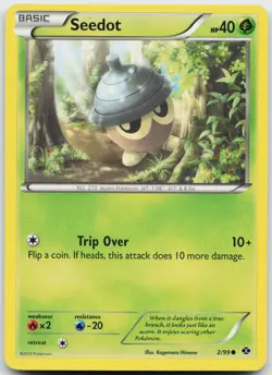 Seedot 2/99 Common Next Destinies Pokemon Lightly Played - Image 1