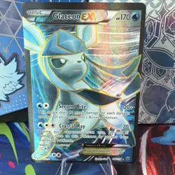 Pokemon TCG Glaceon EX Full Art Holo UR Fates Collide 116/124 EN HP170 - Image 1