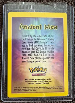 Ancient Mew Promo Holo 1/1 2000 English 30HP Pokemon TCG In Original Packaging - Image 1