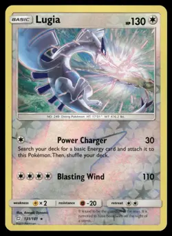 Lugia 131/181 Rare Team Up Pokemon Reverse Holo Near Mint - Image 1